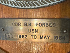 Naval Ship CVA - 42 'Ship Commander's Plaque' - Commander B.B. Forbes '62 - '64 — photo 2