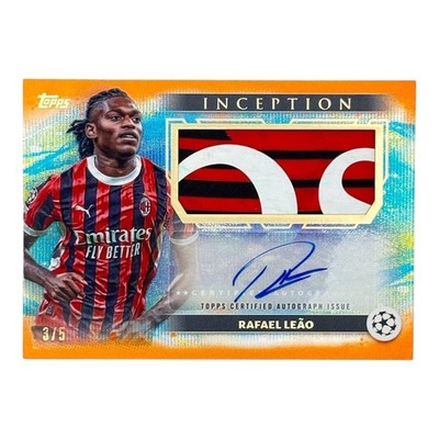 Topps Inception Patch/ Autogramm /5 Rafael Leao Ac Mailand