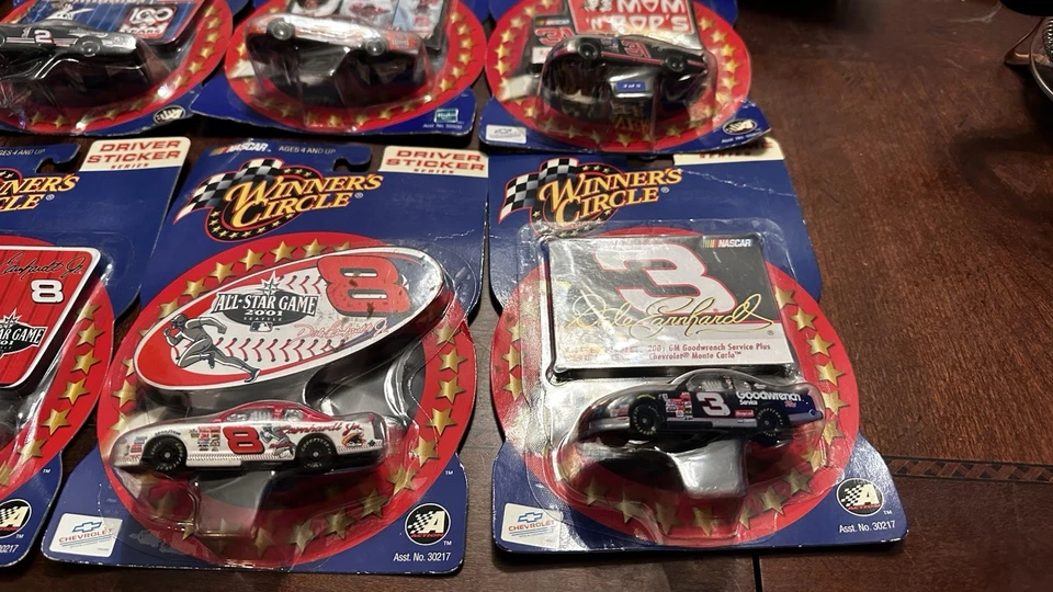 NASCAR Winner Chircle Limited Series Race Car Lot Dale,Dale Jr, Kerry Eernhard - Image 3 of 4