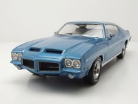 Pontiac Lemans Gto 1972 Blau Metallic Modellauto 1:18 Kk Scale