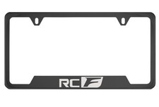Black Chrome License Plate Frame For Rcf Rc F Rc-f
