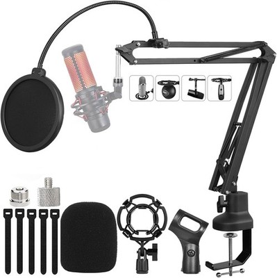 Mic Boom Arm Suspension  Heavy Duty  for Blue Yeti Hyperx Quadcast Pop Filter,