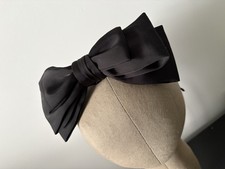 Black Triple Bow Ribbon Headband