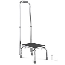 Medical Step Stool with Handle Adjustable Height for Home Car 300lbs Capacity