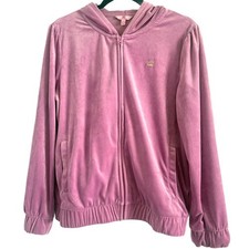     Juicy Couture Pink/lilac Girls Velour Hoodie
