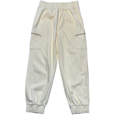 DSG Twitch + Allison Cream High Rise Cotton Blend Cargo Jogger Pants Size M