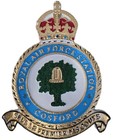 RAF Royal Air Force Station Cosford Crest Plaque Cast Metal Wall Badge