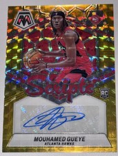 Mouhamed Gueye 2023-24 Panini Mosaic Scripts Gold RC Auto /10! # RS-GUE # 5/10!!