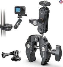 ULANZI Super Clamp Camera Clamp Mount Monitor 360  Ballhead Magic Arm Double