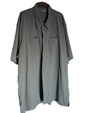 JCM Green Short Sleeve Shirt Top Gents UK Big & Tall Size XXXXL 4XL 'X26