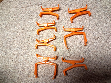Aurora Vintage HO 1970 1977 Orange Track Elevation Supports, AFX/TOMY 10