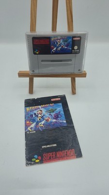 Nintendo SNES Mega Man X Spielmodul mit Anleitung - PAL - Funktionsfähig