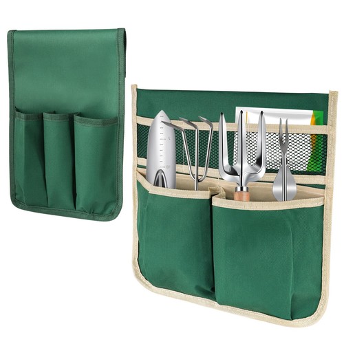 2 Pack Garden Pouches for Kneeler, Portable Tool Storage Bags Oxford Multiple... - Foto 1 di 7