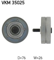 Skf Umlenk-/FüHrungsrolle, Keilrippenriemen Mitte, Oben, Rechts U.A. FüR Honda
