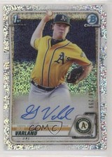 2020 Bowman Chrome Prospects Speckle Refractor /299 Gus Varland #CPA-GV Auto 4z8