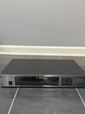 Carver TX-2 FM/AM Synthesized Tuner Tested & Working