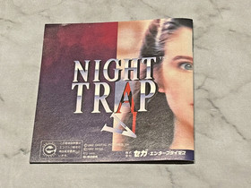Night Trap &ndash; Sega Mega-CD &ndash; Complete CIB &ndash; Flyer included