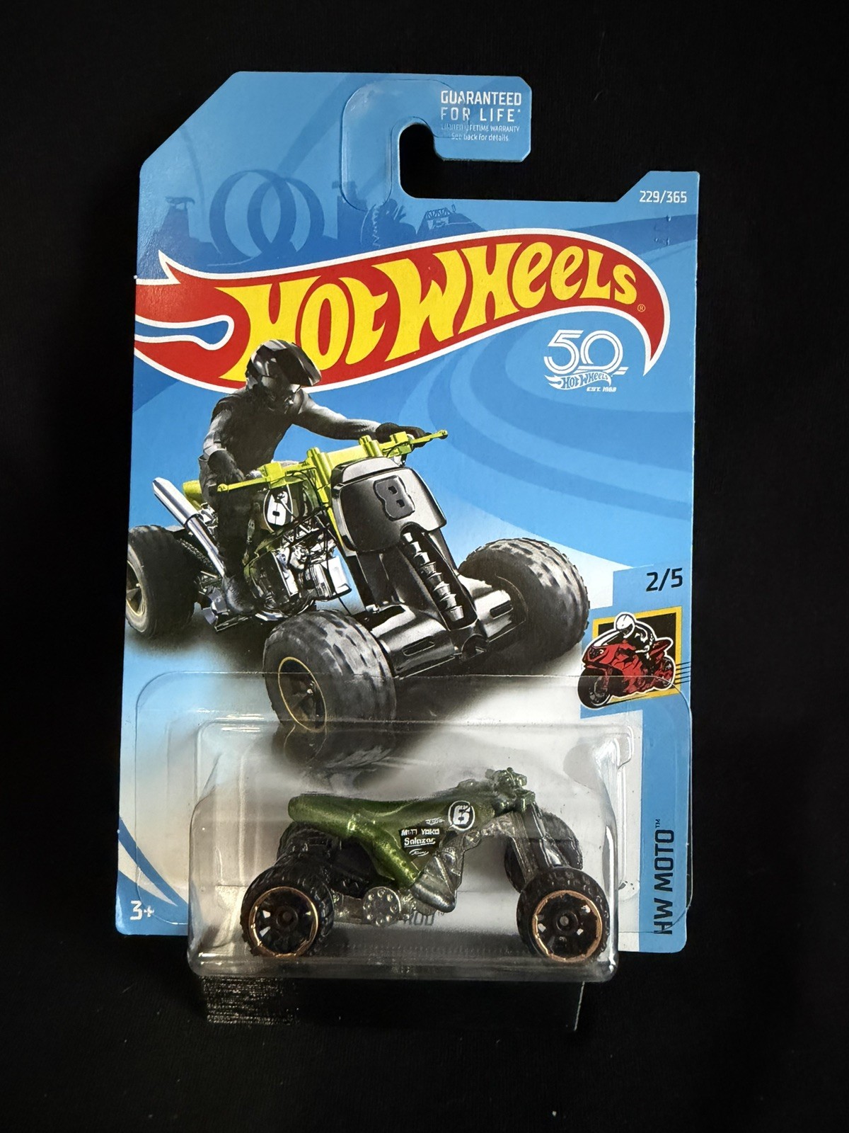 Hot Wheels - New For 2017 Quad Rod Green HW Moto #2/5 (#229/365)