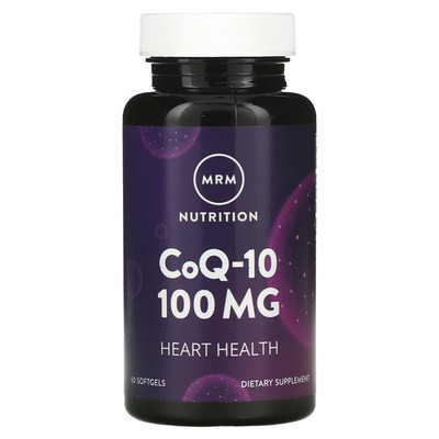 2 X MRM, Nutrition, CoQ-10, 100 mg, 60 Softgels-Worldwide