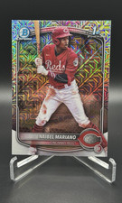Bowman Chrome Prospects 2025 Naibel Mariano 1st Mojo Refractor Rookie Reds