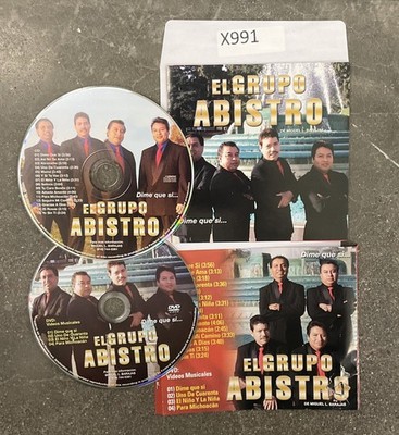 Dime Que Si by El Grupo Abistro - 2 Disc Set (CD/DVD, 2000) No Case #X991