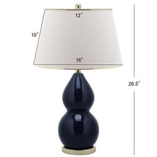 Safavieh JILL TWO GOURD TABLE LAMP, Reduced Price 2172770715 LIT4093B-SET2