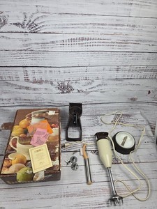 Vintage Bamix Hand Held Blender Immersion Mixer M100 Round Blade