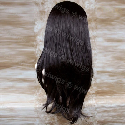 Wiwigs dunkelbraun 22" lang 1 Stück hitzebeständige Haarteil Verlängerung