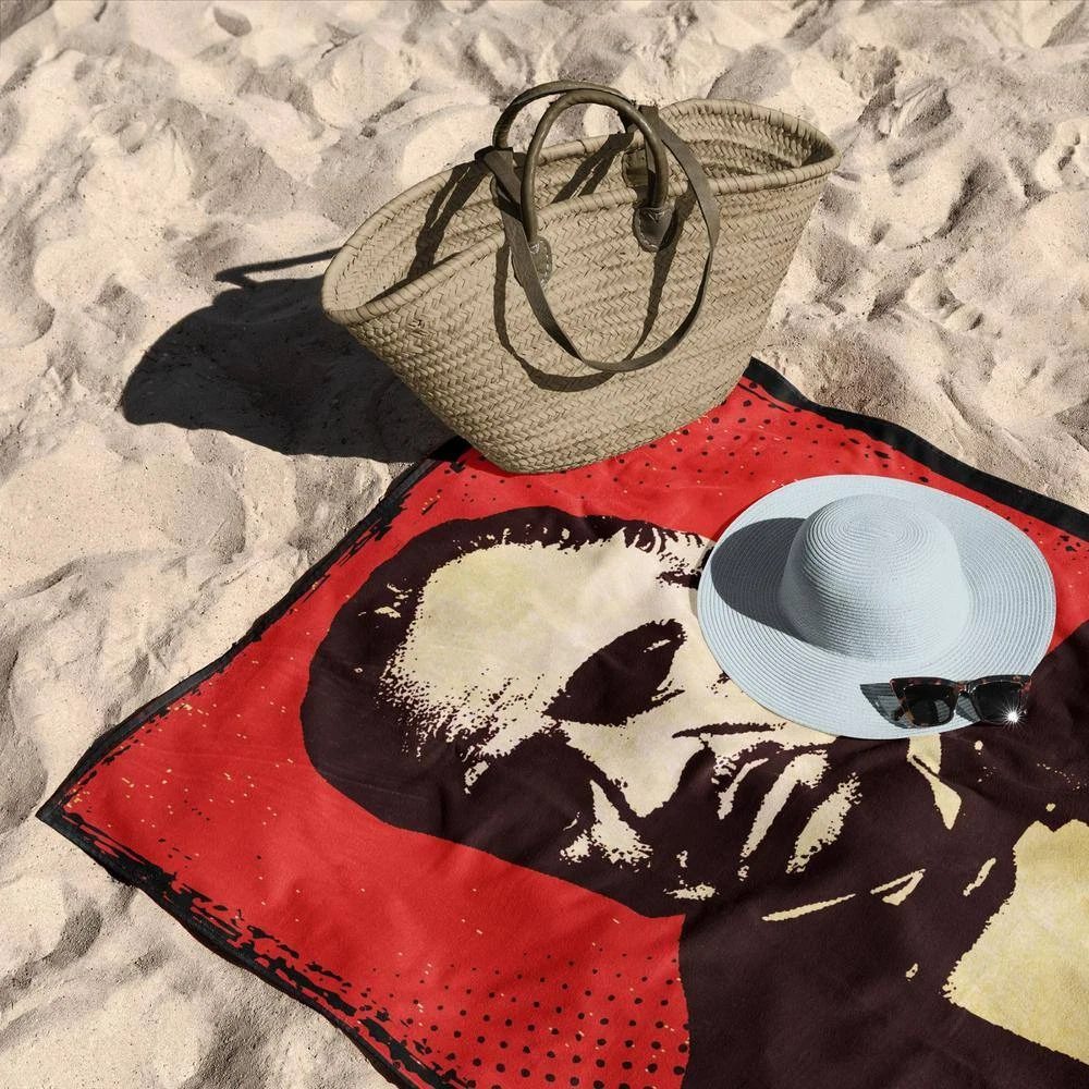 Godfather the Don Distressed Godf 2PK Cotton/Polyester Blend Graphic Beach Towel