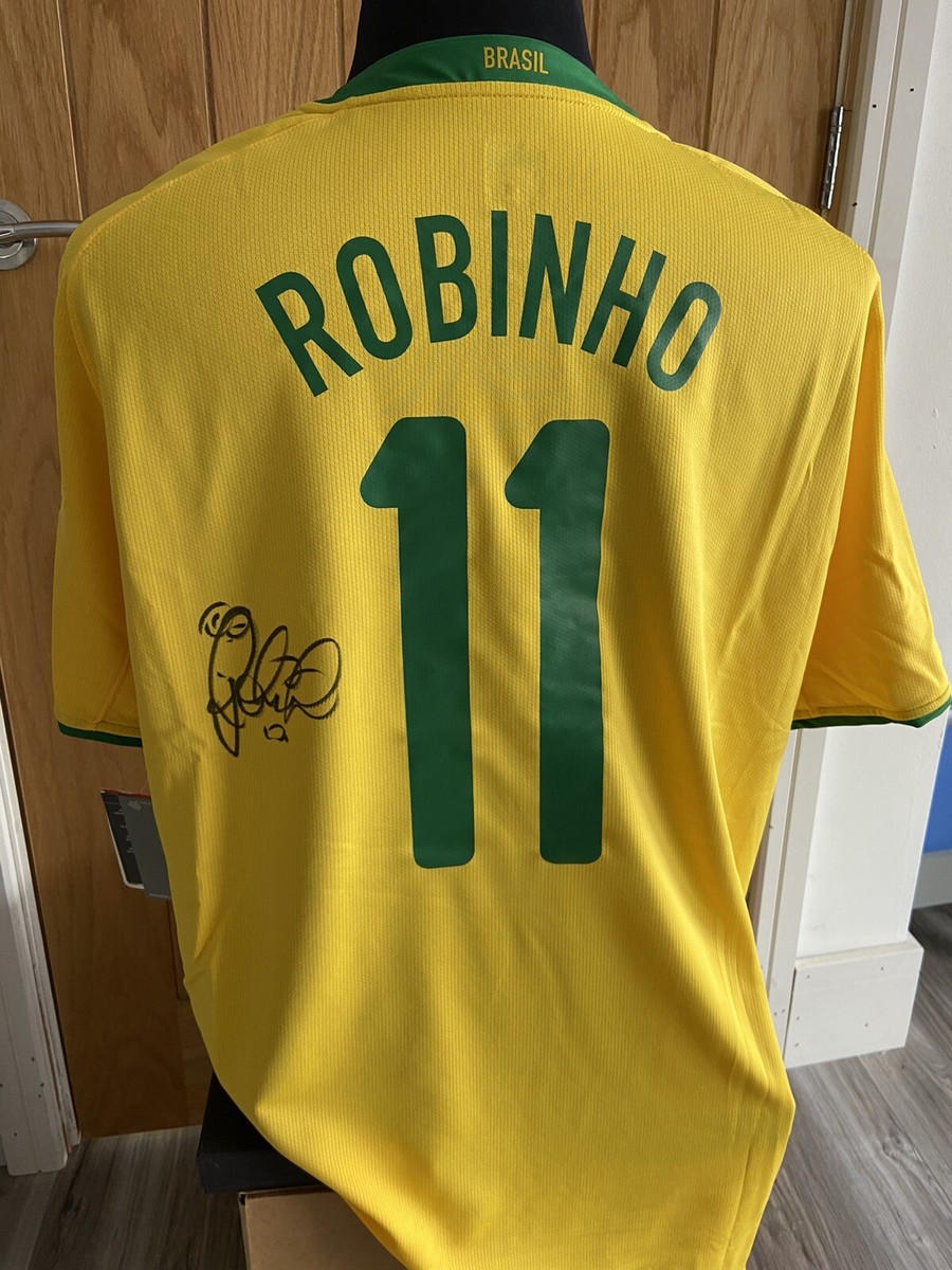 Signed Robinho Brazil Shirt | eBay
