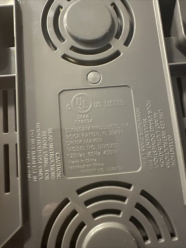 Margaritaville Frozen Margarita Maker Drink Blender DM0700 MOTOR WORKS -*READ!! - Picture 7 of 7