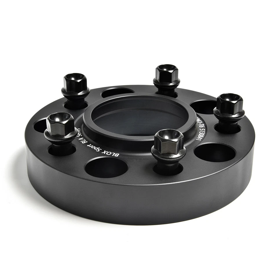 4x Espaciadores de rueda negros forjados de 31 mm para Mercedes Clase G G500 G55 G63 1990-2020 Foto 4 de 4