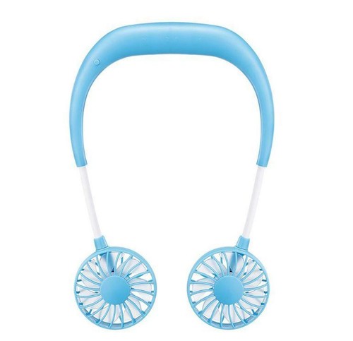 RECHARGEABLE USB SPORT COOLING NECK FAN fitness running jogging yoga gym workout - Picture 16 of 19