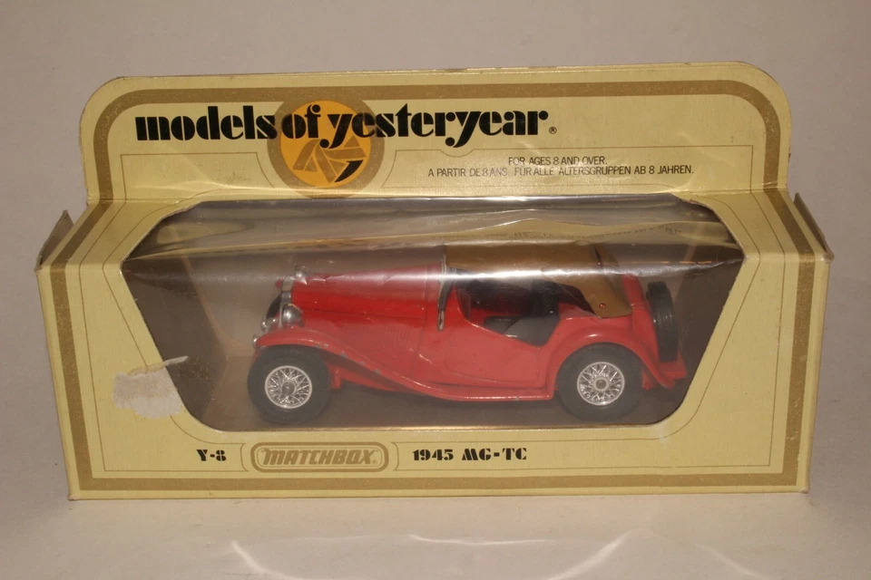 MATCHBOX MODELS OF YESTERYEAR #Y-8 1945 MG-TC -  BOXED - Image 2 of 4