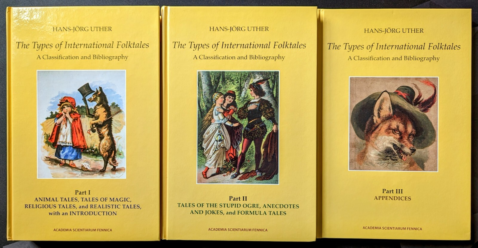 THE TYPES OF INTERNATIONAL FOLKTALES by UTHER OutofPrint HC