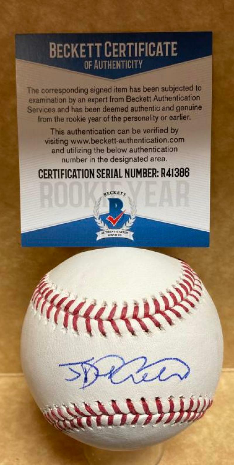 Professional Player Autographed Signed JOSE DEVERS MIAMI MARLINS ROOKIE YEAR AUTO M.L. BASEBALL BECKETT R41386 