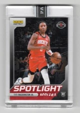 TyTy Washington RC 1/1/ 2022-23 Panini Instant Spotlight Black #29 ROOK ID:58515