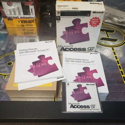 MICROSOFT ACCESS 97 UPGRADE Data Management System, complete in box