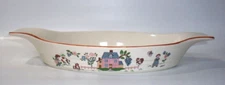 Vintage Jamestown China Country Home Au Gratin Casserole Baking Dish Japan