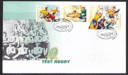 Australia 1999 Rugby Centenary  Sheet  APM32550 First Day Cover