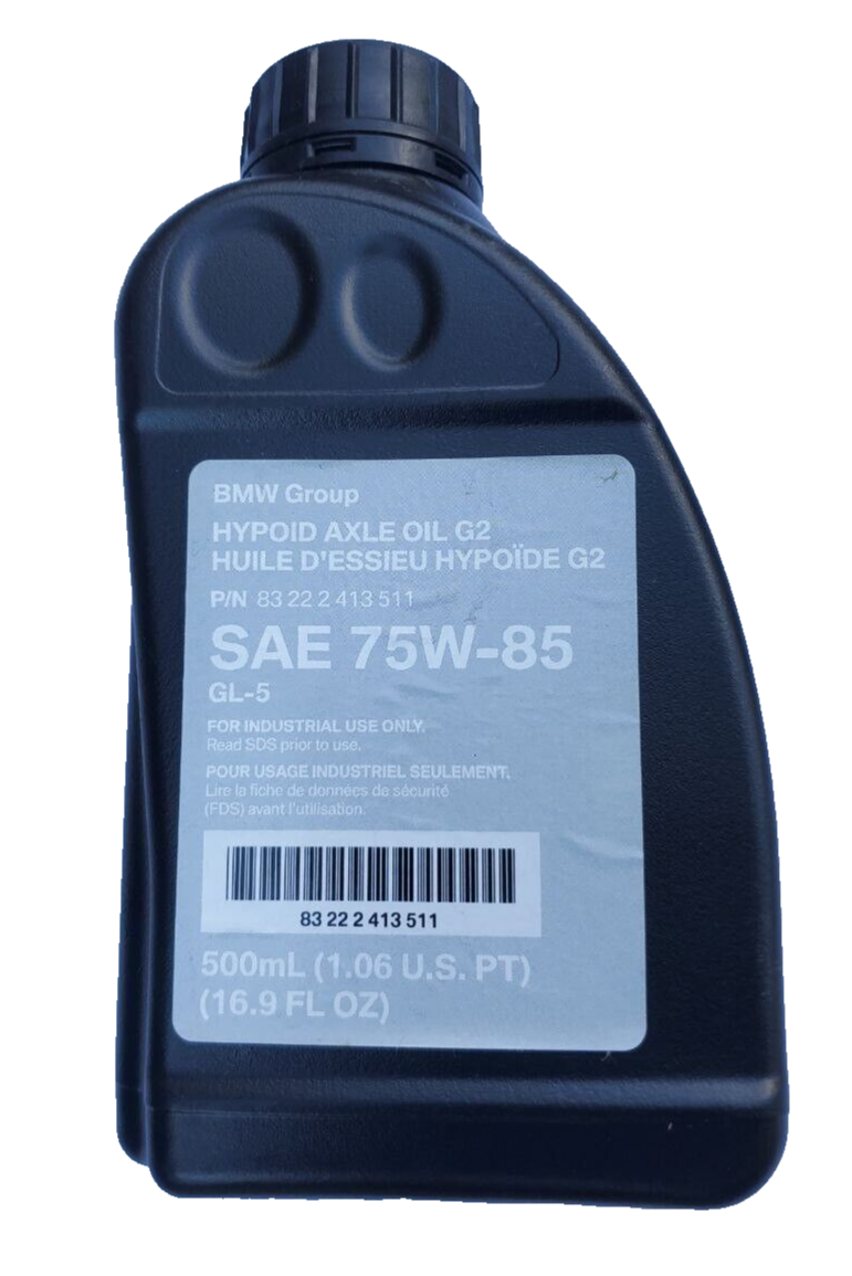 BMW OEM Hypoid Axle Oil G2 p/n 83222413511 SAE 75W85 GL5 500 ml eBay