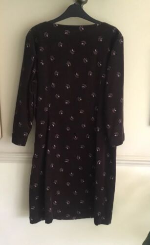 Laura Ashley Dress Size 14 Soft Corduroy Short L37” B40 3/4 Sleeve Gt Condition - Picture 7 of 14