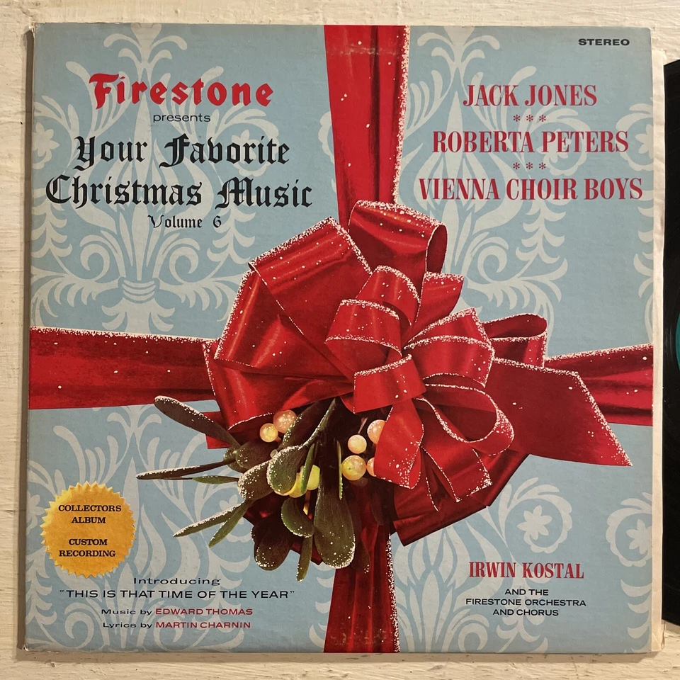Firestone Presents Your Favorite Christmas Music Volume 6 LP стерео праздник EX!! - Изображение 2 из 4