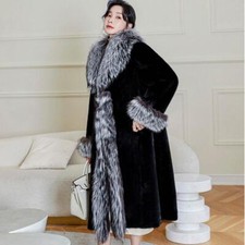 Women's Luxury Thicken Winter Long Coats Outwear Loose Fit Overcoats Plus Sz