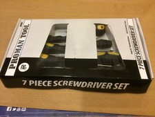 7pc Screwdriver Set Consisting of 4pc Phillips Head and 3pc of Straight Slot