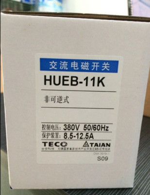 1PC New For TECO HUEB-11K 8.5-12.5A 5A 3 Phase Control Motor Magnetic Starter