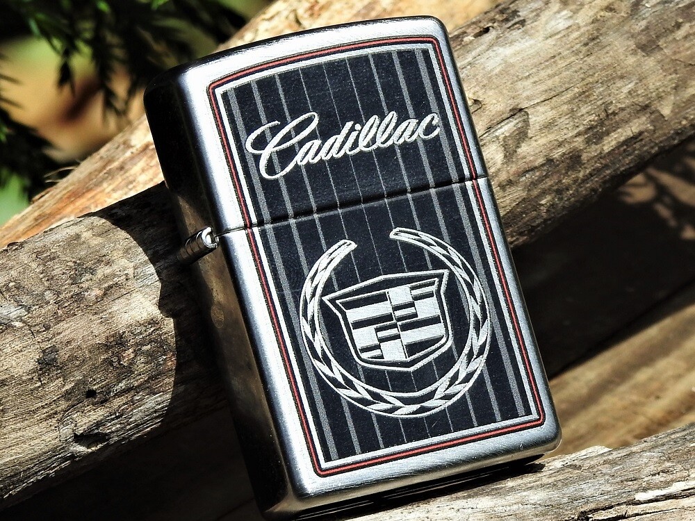 Cadillac Crest Zippo Lighter - GM - Escalade - Coupe DeVille