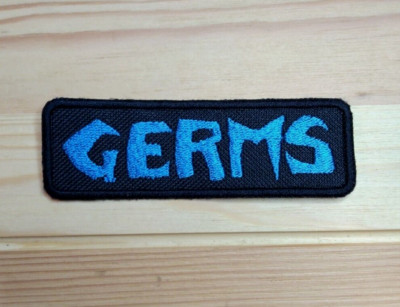 GERMS Band Patch Iron/Sew on Embroidered Punk TSOL Circle Jerks