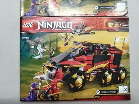 Ninjago: Masters of Spinjitzu LEGO #70750 Instruction Booklets ONLY 1 & 2