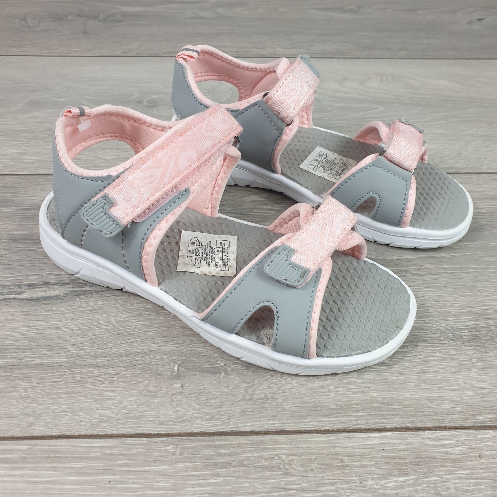Girls Hiking Sandals Grey Mountain Warehouse Kids Pink UK C12 Outdoor Summer